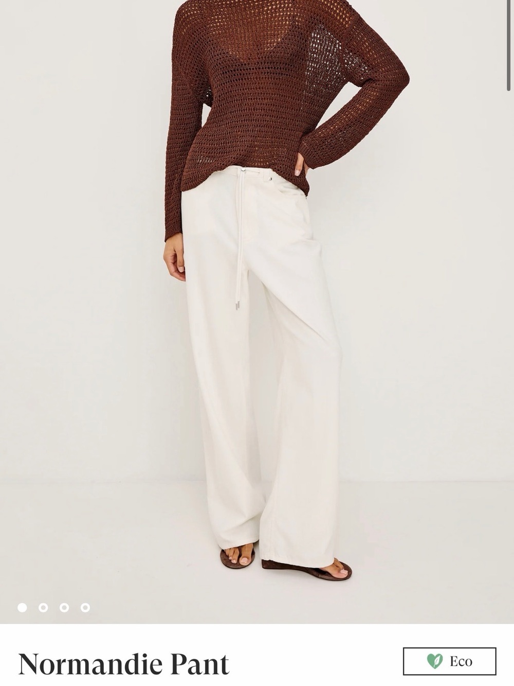 Rails Normandie Pant — Women's Wide-Leg Pants in Ivory